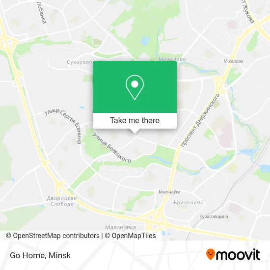 Go Home map