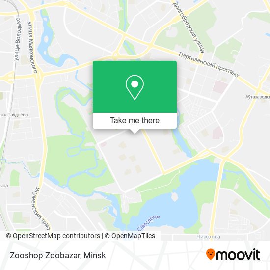 Zooshop Zoobazar map