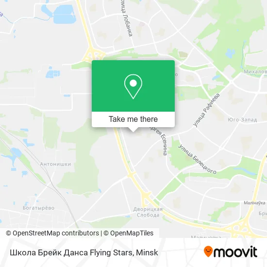 Школа Брейк Данса Flying Stars map