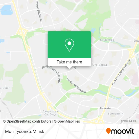 Моя Тусовка map