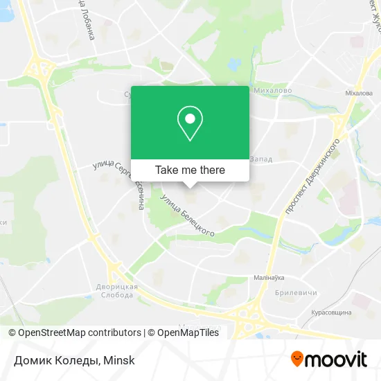 Домик Коледы map