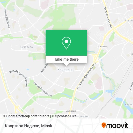 Квартира Надюхи map