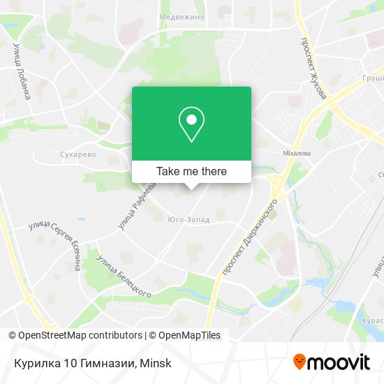 Курилка 10 Гимназии map