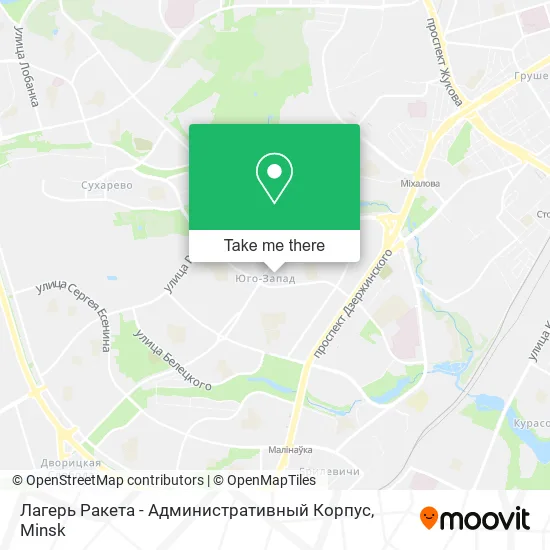 Лагерь Ракета - Административный Корпус map