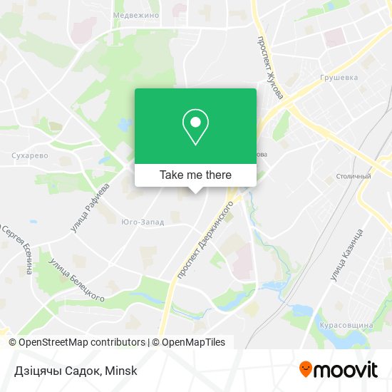 Дзіцячы Садок map