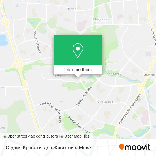 Студия Красоты для Животных map