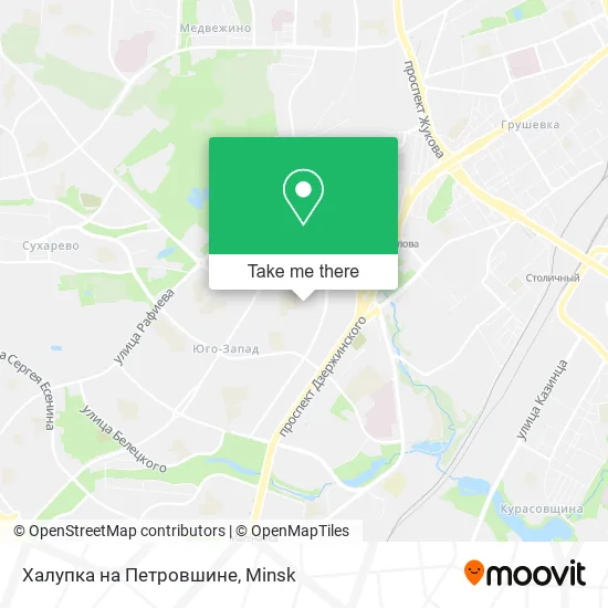 Халупка на Петровшине map
