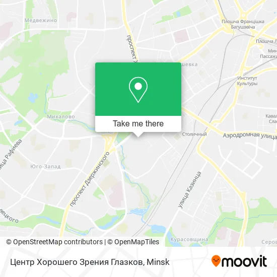 Центр Хорошего Зрения Глазков map
