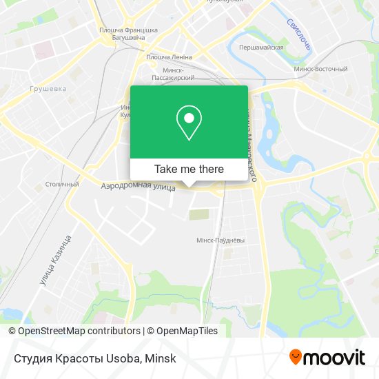 Студия Красоты Usoba map