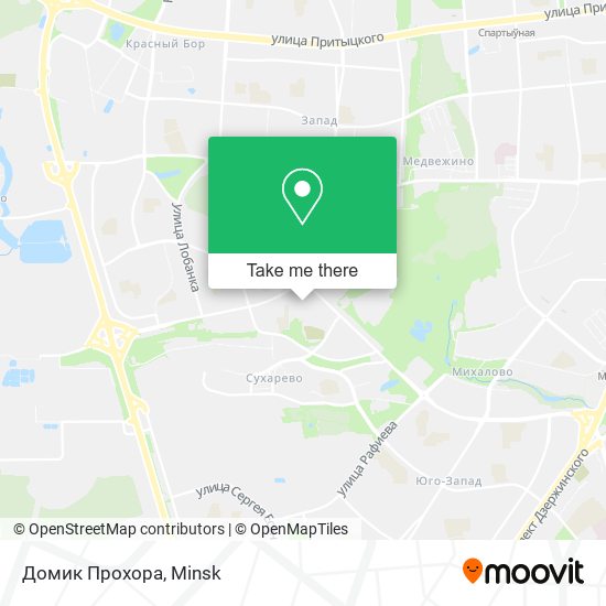 Домик Прохора map