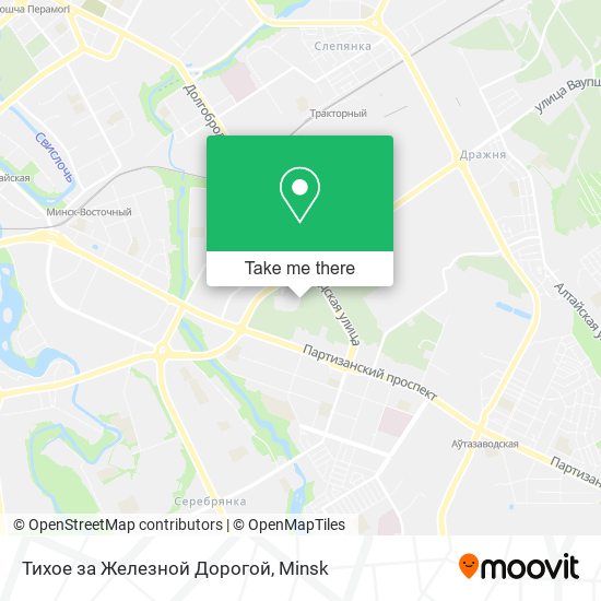 Тихое за Железной Дорогой map