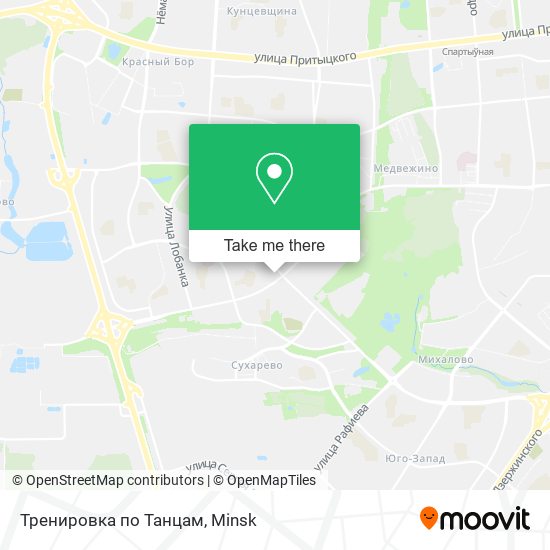 Тренировка по Танцам map