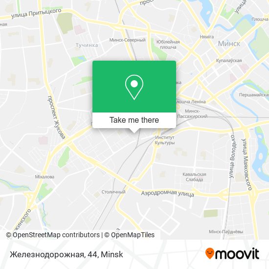 Железнодорожная, 44 map