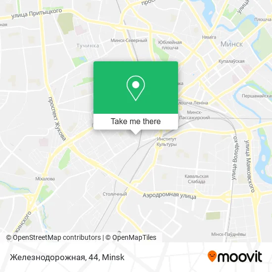Железнодорожная, 44 map