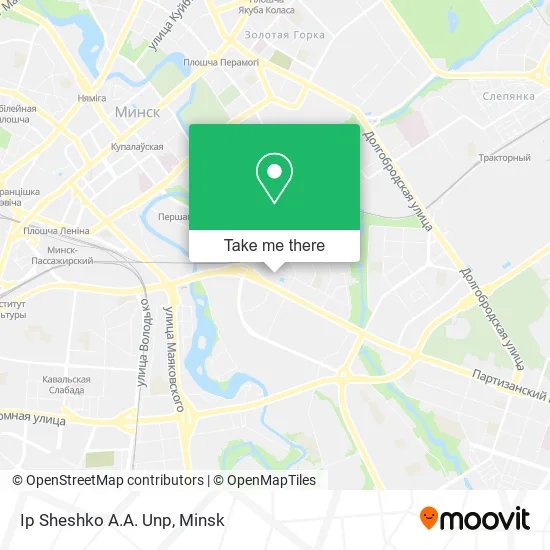 Ip Sheshko A.A. Unp map