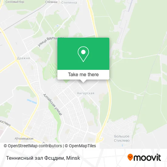 Теннисный зал Фсцдим map