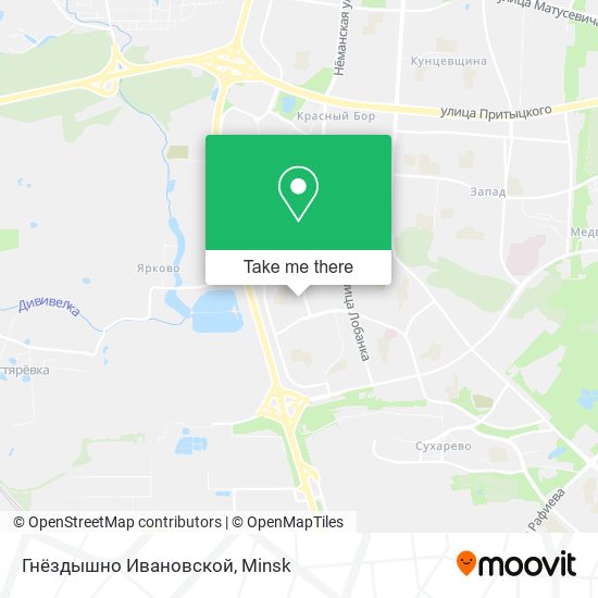 Гнёздышно Ивановской map