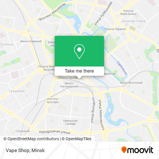 Vape Shop map