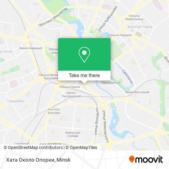 Хата Около Опорки map