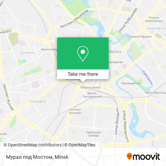 Мурал под Мостом map
