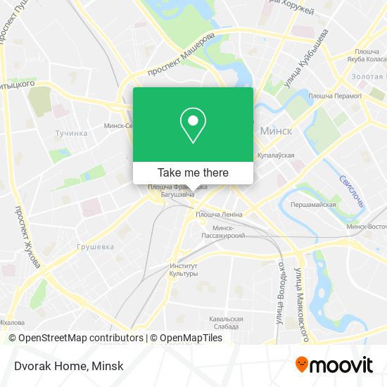 Dvorak Home map