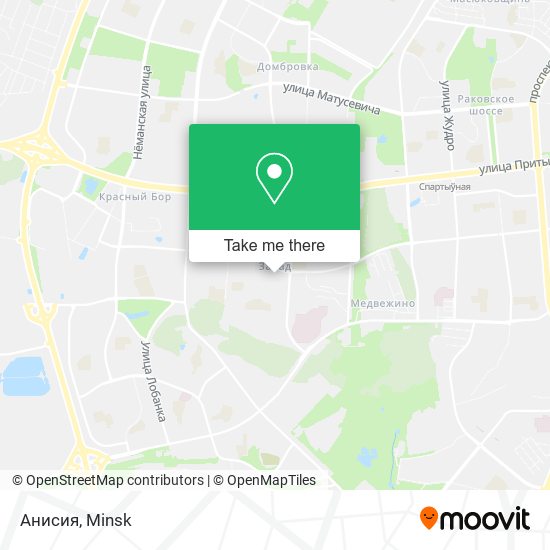 Анисия map