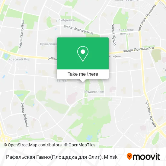 Рафальская Гавно(Площадка для Элит) map