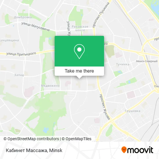 Кабинет Массажа map