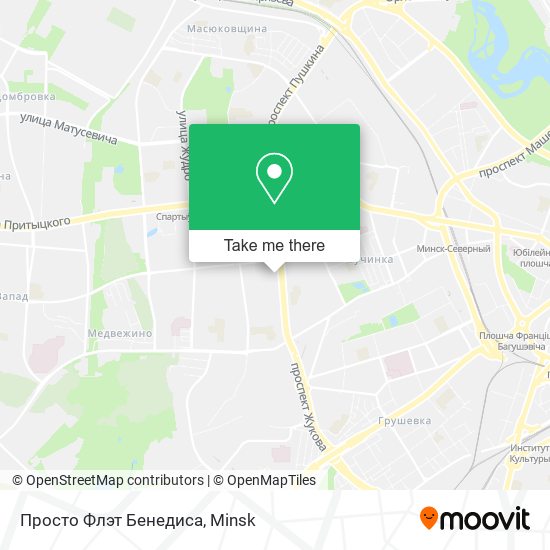 Просто Флэт Бенедиса map