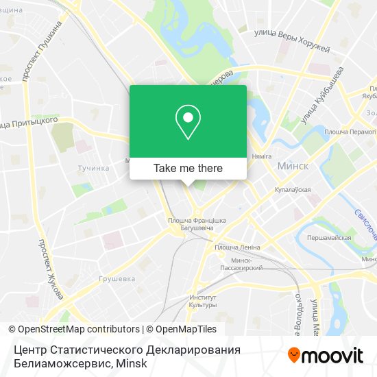 Центр Статистического Декларирования Белиаможсервис map