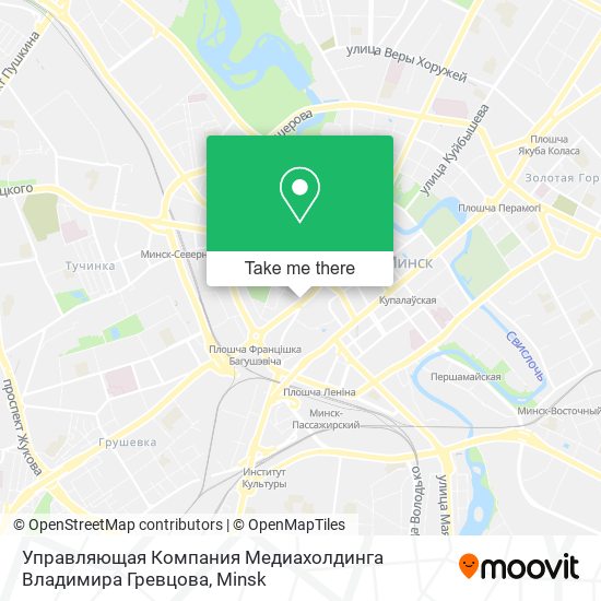 Управляющая Компания Медиахолдинга Владимира Гревцова map