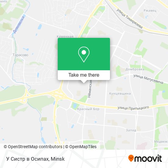 У Систр в Осипах map