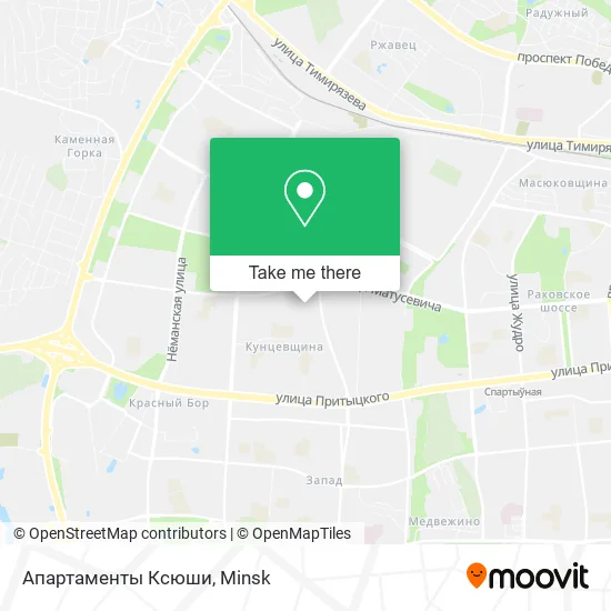 Апартаменты Ксюши map