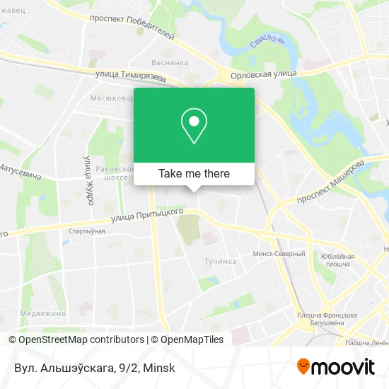 Вул. Альшэўскага, 9/2 map