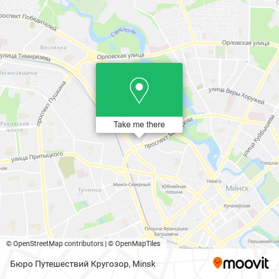 Бюро Путешествий Кругозор map