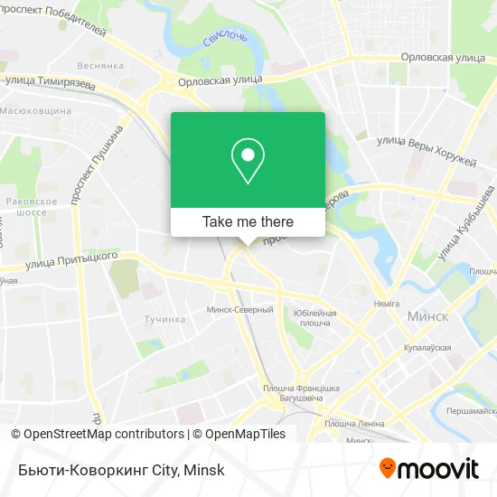 Бьюти-Коворкинг City map