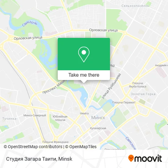 Студия Загара Таити map