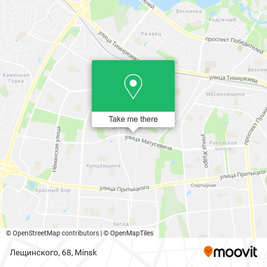 Лещинского, 68 map