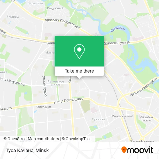 Туса Качана map