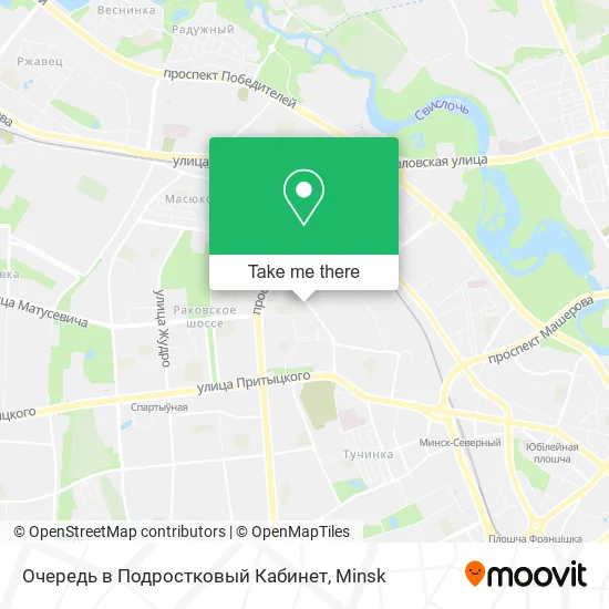 Очередь в Подростковый Кабинет map