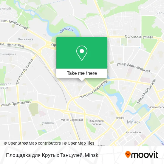 Площадка для Крутых Танцулей map