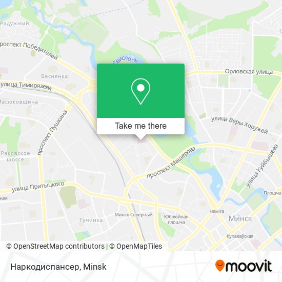 Наркодиспансер map