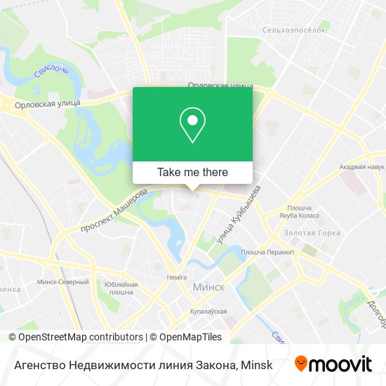 Агенство Недвижимости линия Закона map