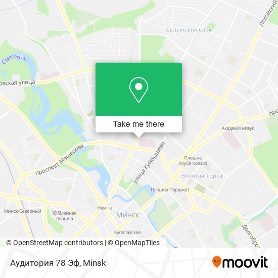 Аудитория 78 Эф map