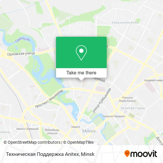 Техническая Поддержка Anitex map