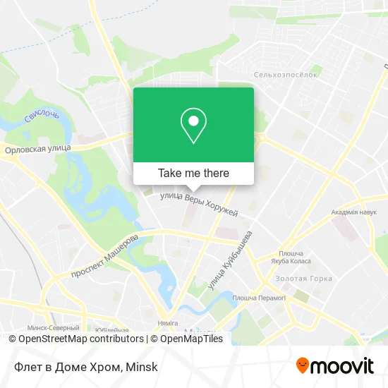 Флет в Доме Хром map