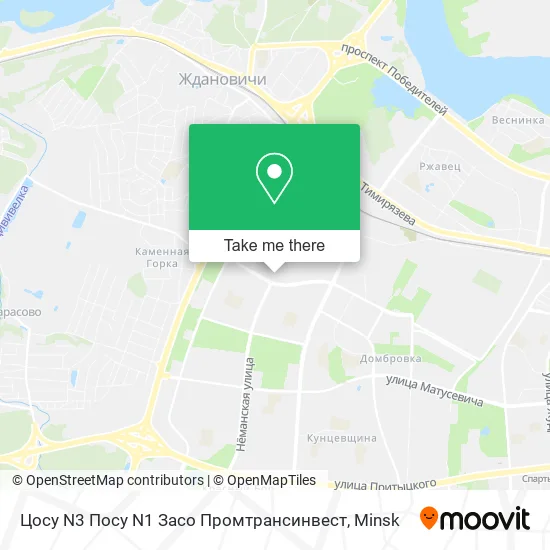 Цосу N3 Посу N1 Засо Промтрансинвест map