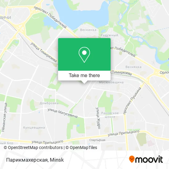 Парикмахерская map