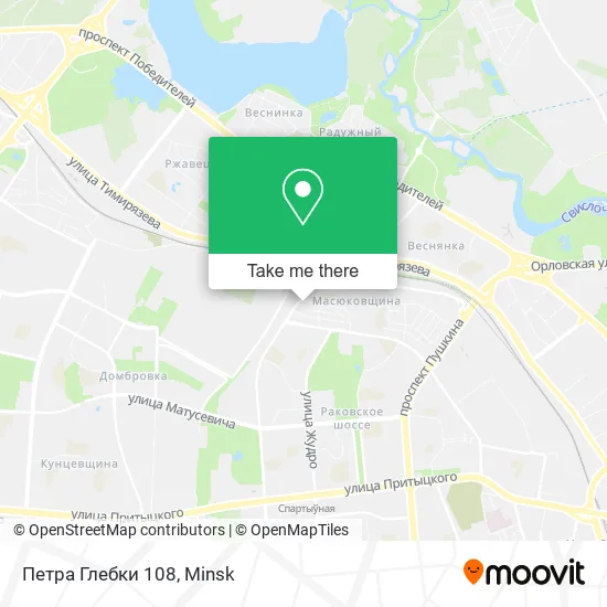 Петра Глебки 108 map