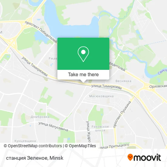 станция Зеленое map